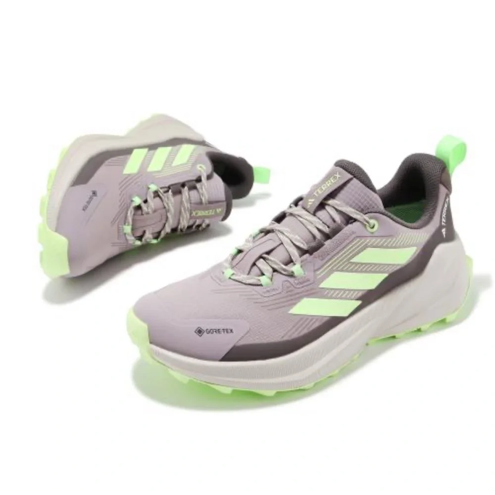 ADIDAS Terrex Free Hiker (Women) Fig/ Green Spark/ Charcoal 9.5 gently used